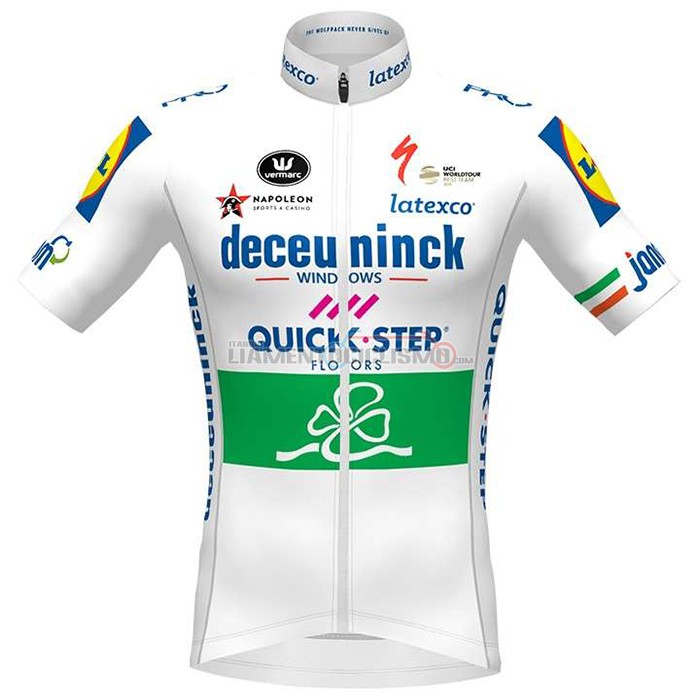Abbigliamento Ciclismo Deceuninck Quick Step Campione Irlanda Manica Corta 2020